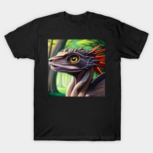 Purple and Gold Scaled Jungle Dragon T-Shirt